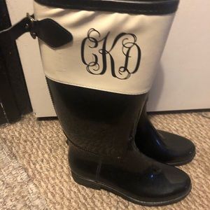 Monogrammed Rain Boots